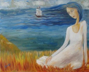 Longing Oil on canvas 2002. Denmark